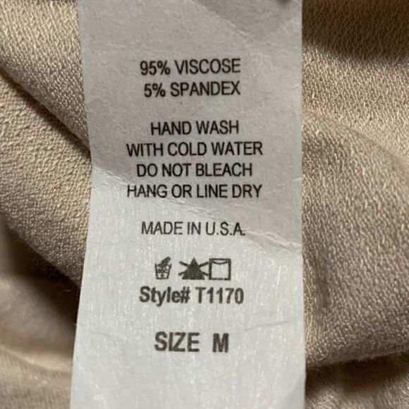 NWOT Red Lolly Cream Neck Tie Top Sz L - Picture 7 of 7